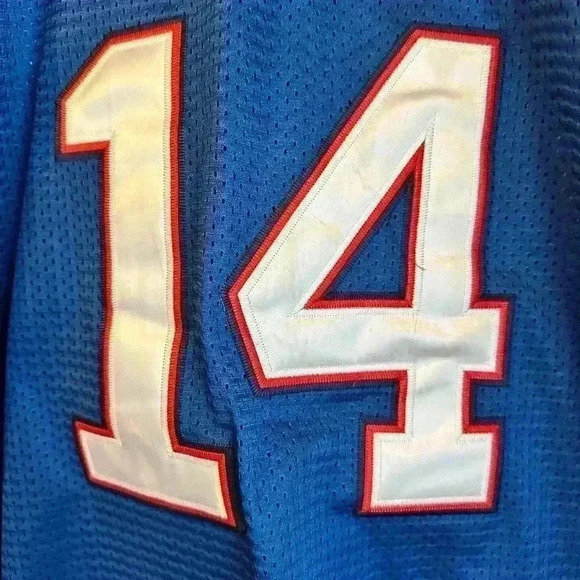 Buffalo Bills NFL Football Reebok Jersey Size 54 Number 14 Pegula - Picture 10 of 13